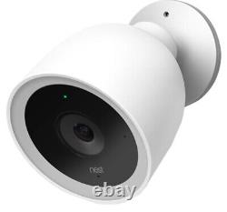 Google Nest Cam IQ Outdoor Security Camera, NC4100 White (Chalk)