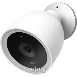 Google Nest Cam IQ Outdoor Security Camera, NC4100 White (Chalk)