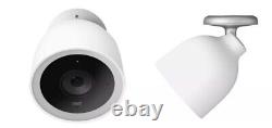 Google Nest Cam IQ Outdoor Security Camera, NC4100 White (Chalk)