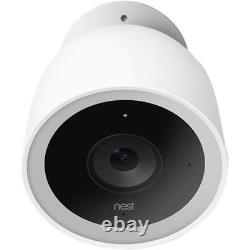 Google Nest Cam IQ Outdoor Security Camera, NC4100 White (Chalk)