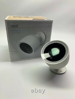 Google Nest Cam IQ Outdoor Security Camera White Complete NC4100US