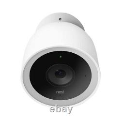 Google Nest Cam IQ Outdoor Security Surveillance Camera NC4100-White-US