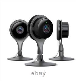 Google Nest Cam Indoor 3 Pack Wired Indoor Camera for Home Security