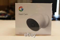 Google Nest Cam Indoor / Outdoor Battery GA01317-US Snow NEW