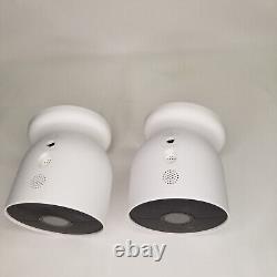 Google Nest Cam Indoor/Outdoor Security Camera (Pack of 2) White