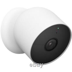 Google Nest Cam Indoor/Outdoor Surveillance Camera Snow, Pack of 1