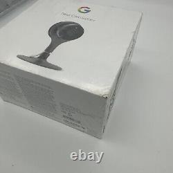 Google Nest Cam Indoor Security Camera Black NC1102ES Factory Sealed