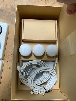Google Nest Cam Indoor Security Camera With Original Box And Accessories 3 Pack