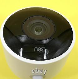 Google Nest Cam NC2100ES Outdoor Security Camera Model A0033 White #P9073