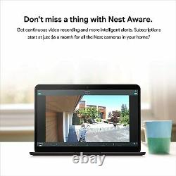 Google Nest Cam Outdoor 1080p Wired Smart Home Security Camera NC2100ES 1 Pack