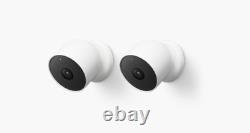 Google Nest Cam Outdoor Indoor Smart Security Camera (2-Pack) G3AL9