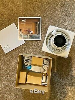 Google Nest Cam Outdoor Security Camera NC2100ES bundled with brown vinyl cover