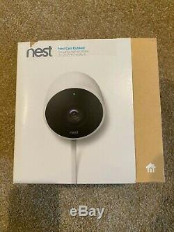 Google Nest Cam Outdoor Security Camera NC2100ES bundled with brown vinyl cover