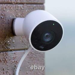 Google Nest Cam Outdoor Security Camera Standard Wired Surveillance System 2Pack