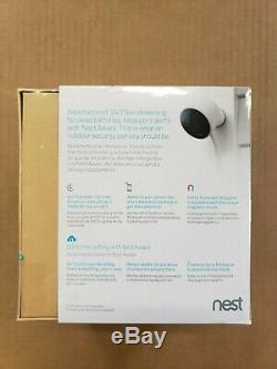 Google Nest Cam Outdoor Security Camera White NC2100ES