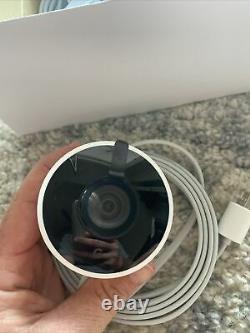 Google Nest Cam Outdoor Security Camera White Two (2) Pack