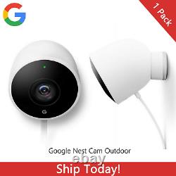Google Nest Cam Outdoor Security Camera Wi-Fi Wired 1080P HD With Night Vision +