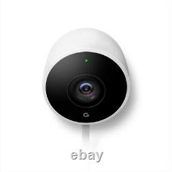 Google Nest Cam Outdoor Weatherproof Camera with Night Vision for Home Security