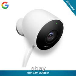 Google Nest Cam Outdoor Weatherproof Outdoor Wired Camera for Home Security