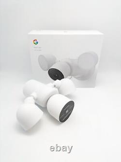 Google Nest Cam with Floodlights (GA02411-US) Smart Security Camera White