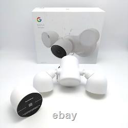 Google Nest Cam with Floodlights (GA02411-US) Smart Security Camera White