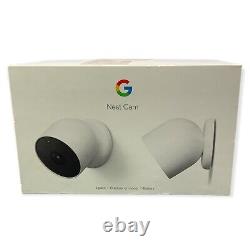 Google Nest Camera Indoor/Outdoor (Battery) White 2 Pack Cam & Plate Only