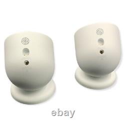 Google Nest Camera Indoor/Outdoor (Battery) White 2 Pack Cam & Plate Only