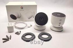 Google Nest GA01894-US Wireless Cam Indoor/Outdoor Security Camera (Pack of 2)