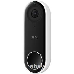Google Nest Hello Smart Wi-Fi Video Doorbell (NC5100US) with Indoor Security Cam B