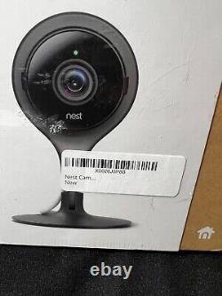 Google Nest NC1102ES Cam Indoor Security Camera Black New & Sealed