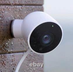 Google Nest Outdoor Cam Weatherproof Outdoor Camera for Home Security, Sealed