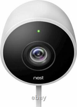 Google Nest Outdoor Security Cam, App controlled 2 Pack NC2400ES (renewed)