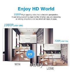HD 1080P 4CH NVR Wireless Security Camera System P2P 2PCS WIFI Outdoor 1TB IP66