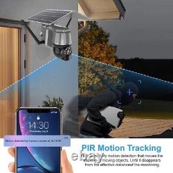 HD 1080P Outdoor Wireless Solar Powered IP Camera WiFi Security Night Vision Cam