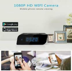 HD 1080P Wifi Camera Motion Security Alarm Clock IR Cam Nanny Camera Live Video