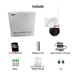 HD 5MP Wireless Wifi IP Camera Home Security Cam Outdoor Audio IR Night Vision