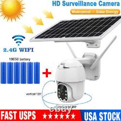 HD Home Security Camera System Wireless Solar Battery Powered Wifi Cam 32gb Card