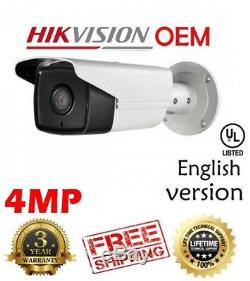 Hikvision(OEM) DS-2CD2T42WD-I5(NC324-XB) 4MP EXIR Bullet Outdoor Network Cam 4MM