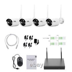Hiseeu 8CH 1080P Wireless WIFI Security IP Camera H. 265 NVR Outdoor Home IR Cam