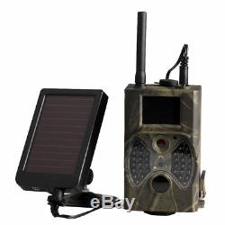 Home Security Camera Wireless Trail Cam Solar Panel Powered Scout Hunting No Spy