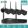 Home Wireless Security Camera System CCTV Video 4CH WIFI NVR HDMI Outdoor 2MP US
