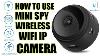 How To Use Mini Spy Ip Camera Wireless Wifi Hd 1080p Hidden Home Security Night