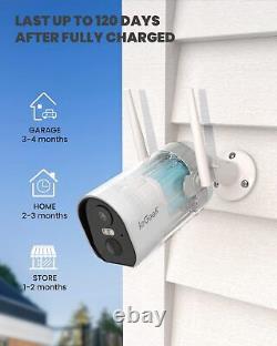 IeGeek Security Camera Wireless Outdoor 2K Battery Powered Home Surveillance Cam