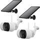 IeGeek Solar Security Camera 2K Outdoor WiFi Cam System Smart Floodlight Camera