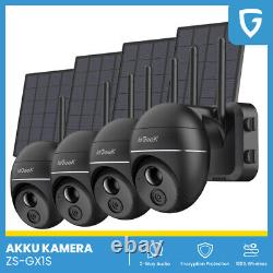 IeGeek Wireless Outdoor Solar Security Camera 360° WiFi Battery Powered CCTV Cam