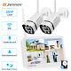 Jennov 3MP Security Camera System 8CH 10 NVR WiFi Wireless Outdoor IP Cam 1TB
