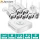 Jennov 8CH NVR 3MP Home Wireless Security Camera System WiFi Outdoor IP Cam Kit