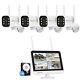 Jennov Security Camera System Outdoor Wireless Home 5MP 1TB 12LCD WIFI CCTV 1TB