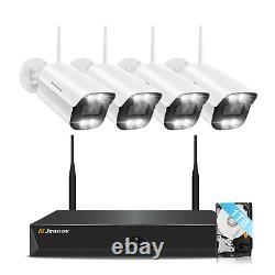 Jennov Security Camera System Wireless Home Outdoor 5MP With 12monitor Audio