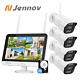 Jennov Wireless Security Camera System WiFi 5MP Audio Human Detection 1TB NVR